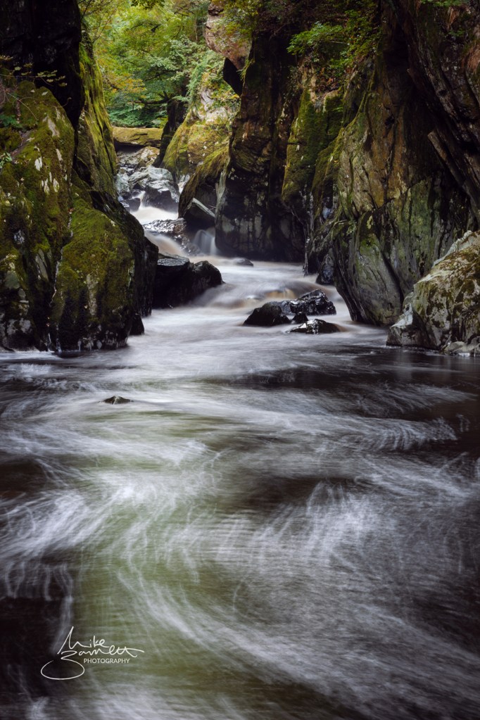 A fairy glen in Betws-y-coed in Wales